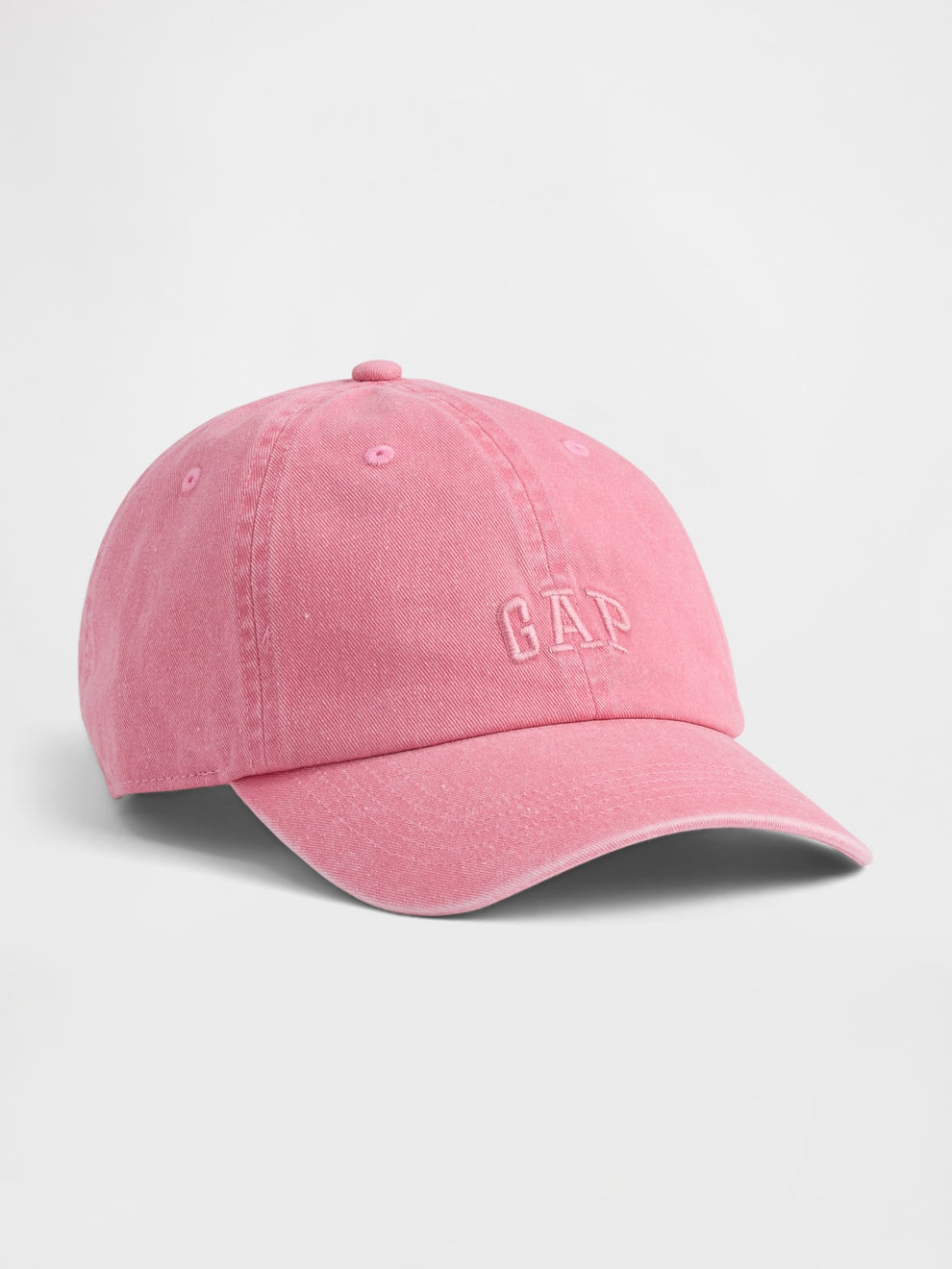 Washed Logo Baseball Hat - Elle pink