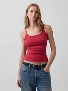 Modern Crop Cami - Chakra red