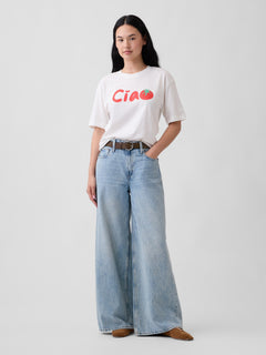 Boxy Graphic T-Shirt - Heirloom tomatoes