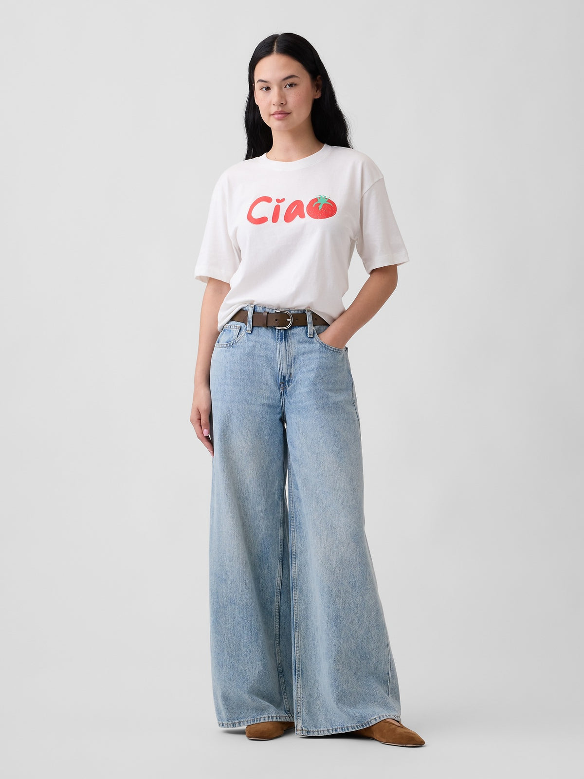 Boxy Graphic T-Shirt - Heirloom tomatoes