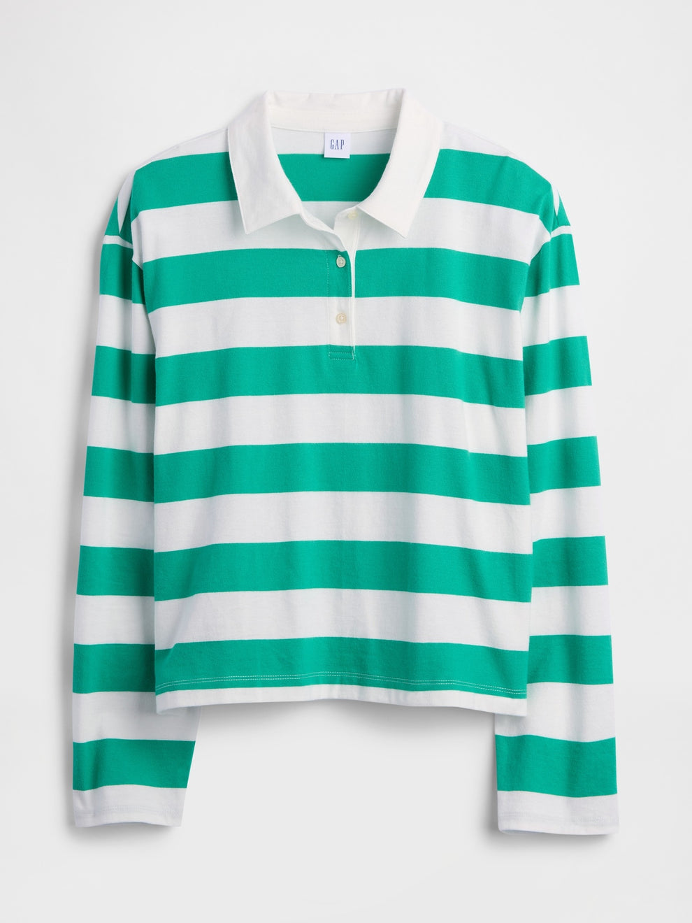 Relaxed Rugby Polo Shirt - Deluxe green