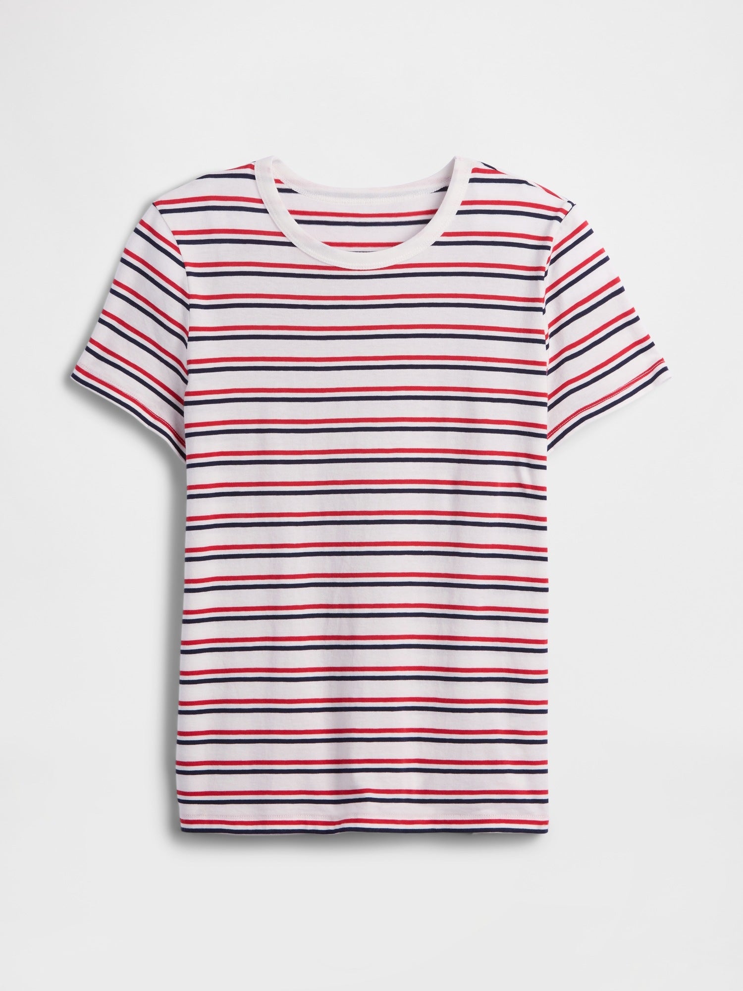 Favorite Stripe Crewneck T-Shirt - Rainbow stripe