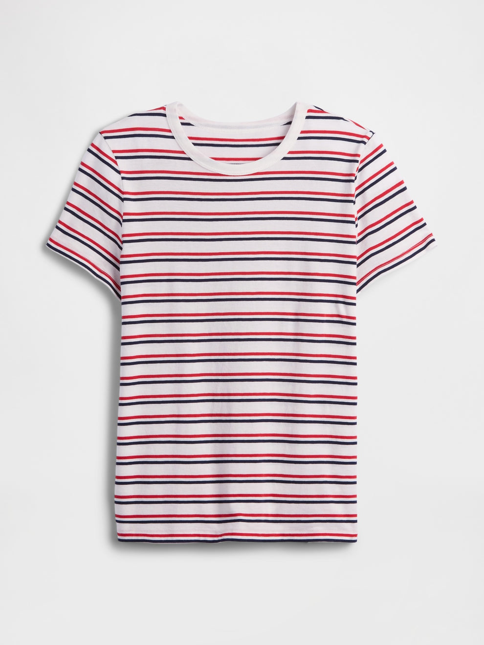 Favorite Stripe Crewneck T-Shirt - Rainbow stripe