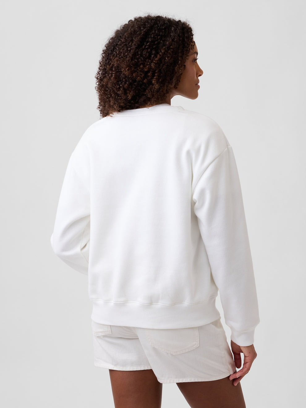 Gap Logo Sweatshirt - White pink bear