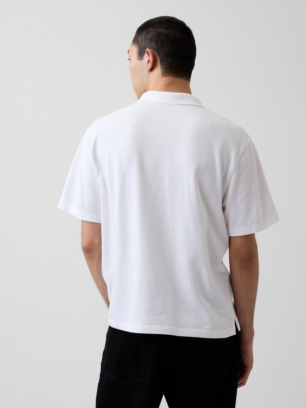 Relaxed Pique Polo - New off white