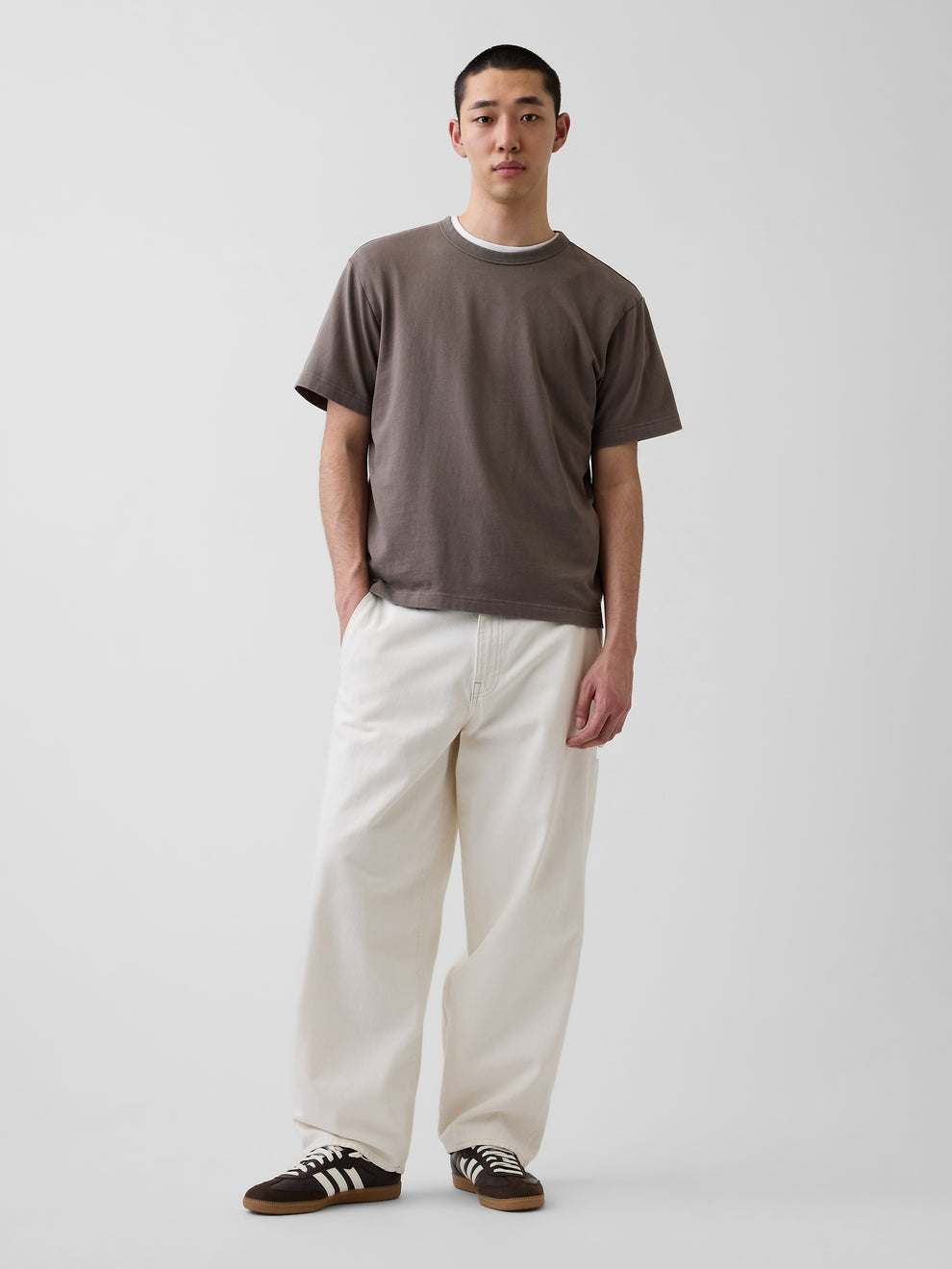 Adult Heavyweight Relaxed T-Shirt - TOAST BROWN