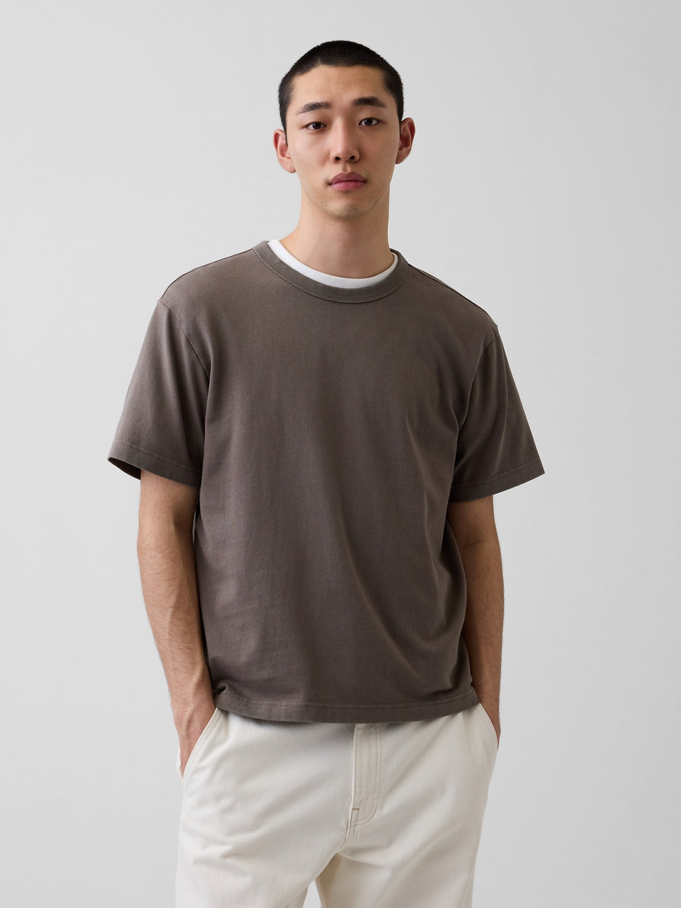 Adult Heavyweight Relaxed T-Shirt - TOAST BROWN