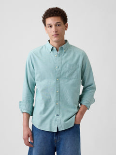 Oxford Shirt in Standard Fit - New algae green