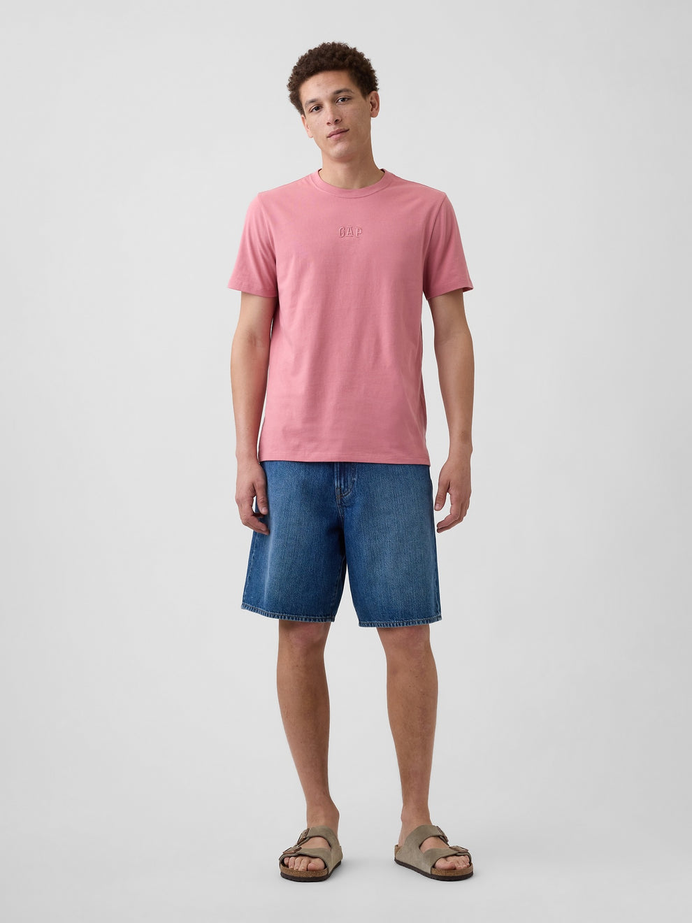Everyday Soft Gap Mini Logo T-Shirt - ROSEBERRY
