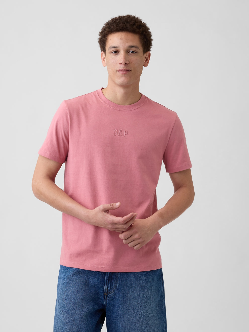 Everyday Soft Gap Mini Logo T-Shirt - ROSEBERRY