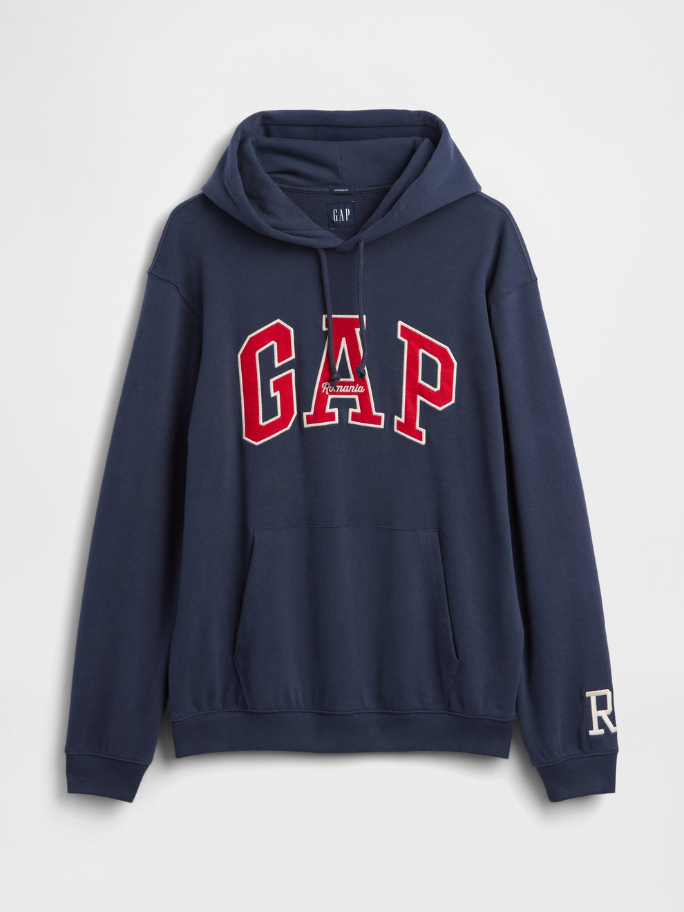 VintageSoft Romania Logo Hoodie - vintage navy