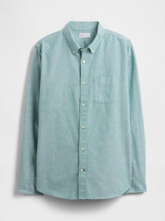 Oxford Shirt in Standard Fit - New algae green