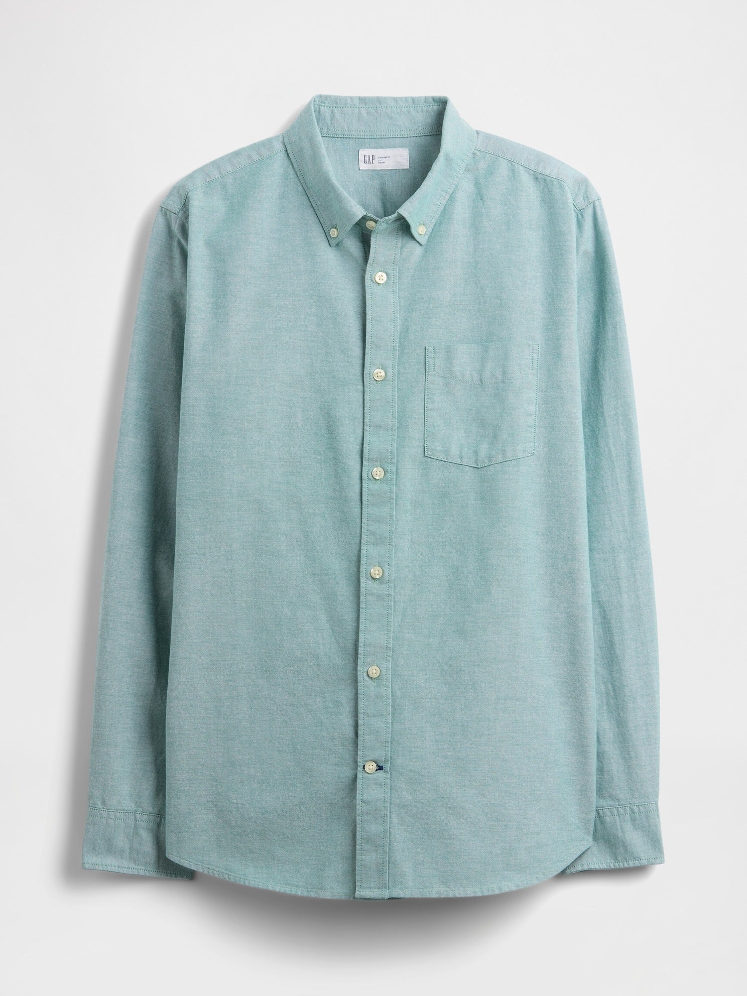Oxford Shirt in Standard Fit - New algae green