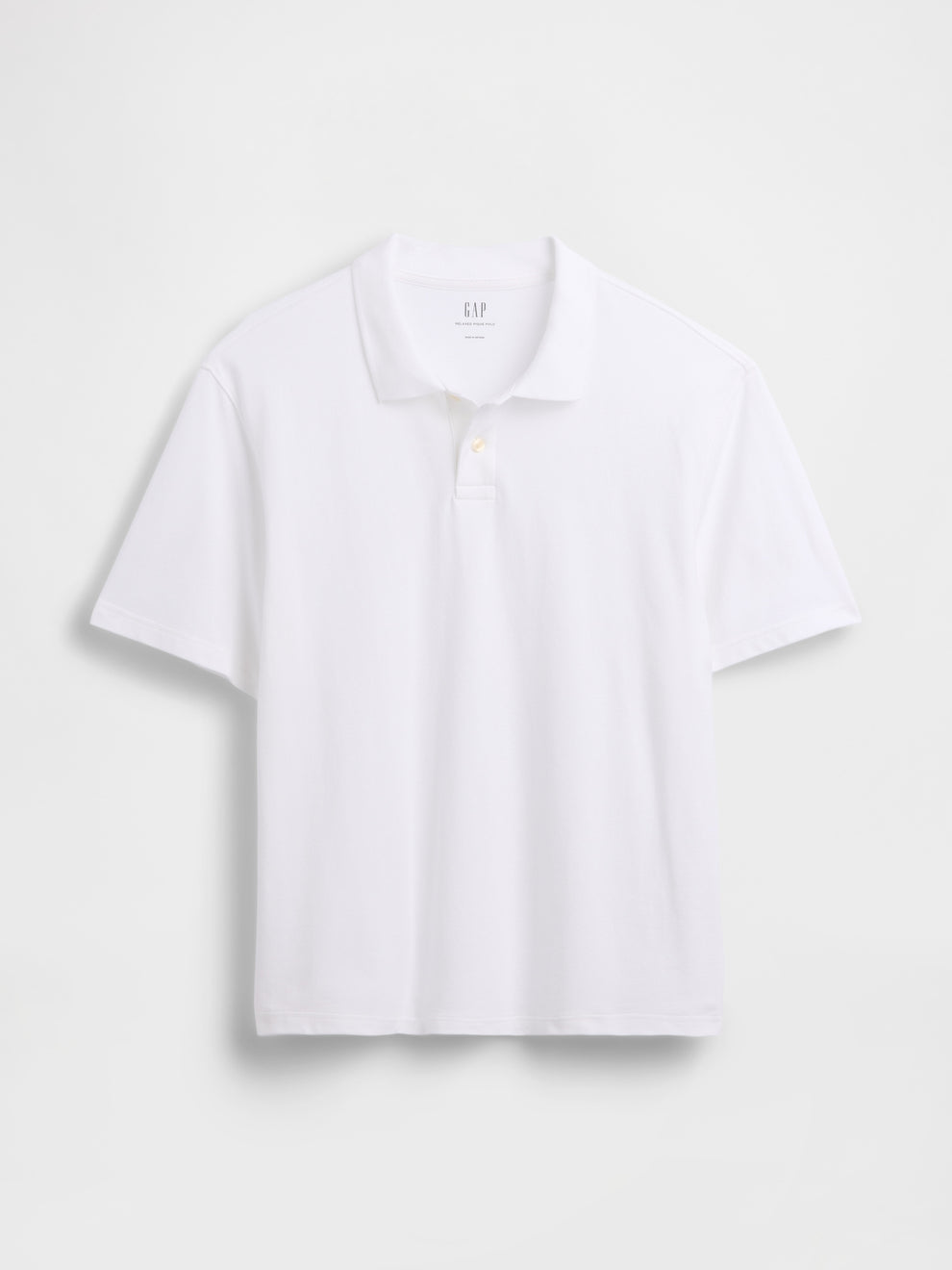 Relaxed Pique Polo - New off white