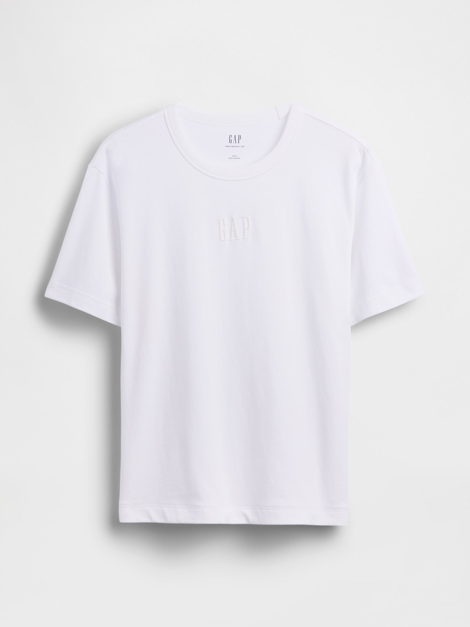 Adult Heavyweight Relaxed Logo T-Shirt - Optic white
