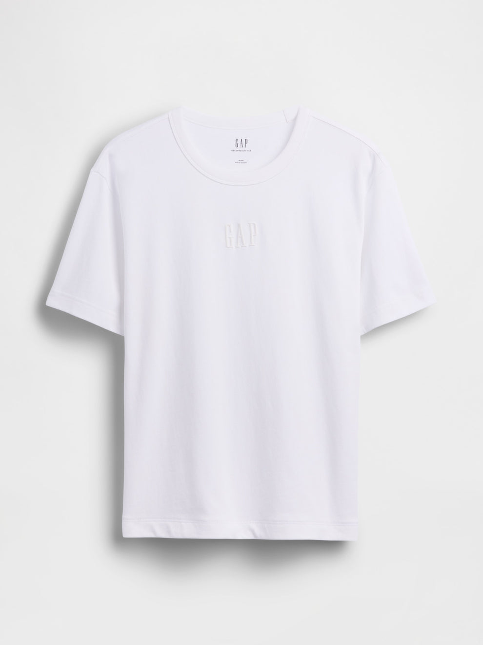 Adult Heavyweight Relaxed Logo T-Shirt - Optic white