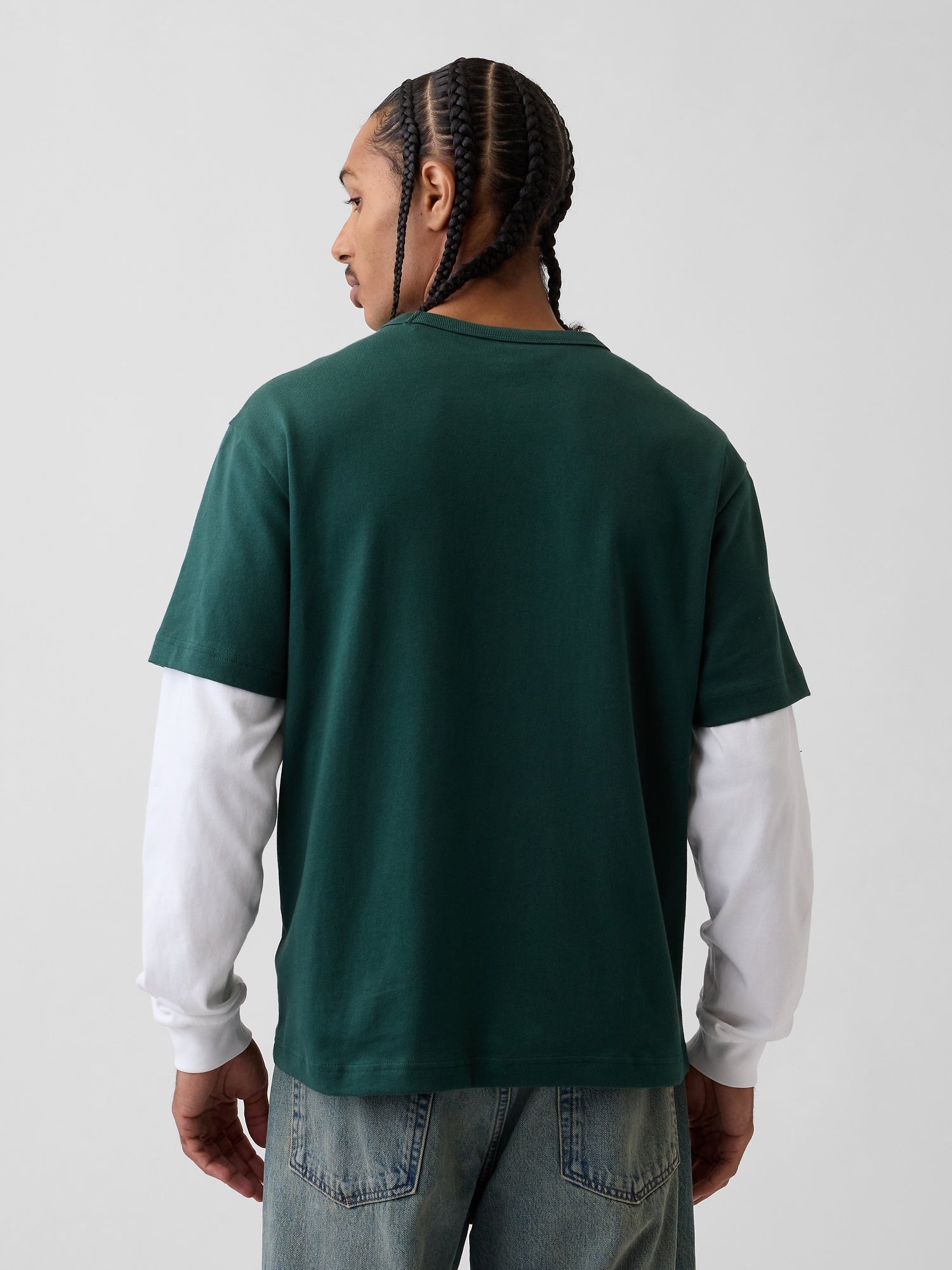 Adult Heavyweight Relaxed T-Shirt - Deep hunter green