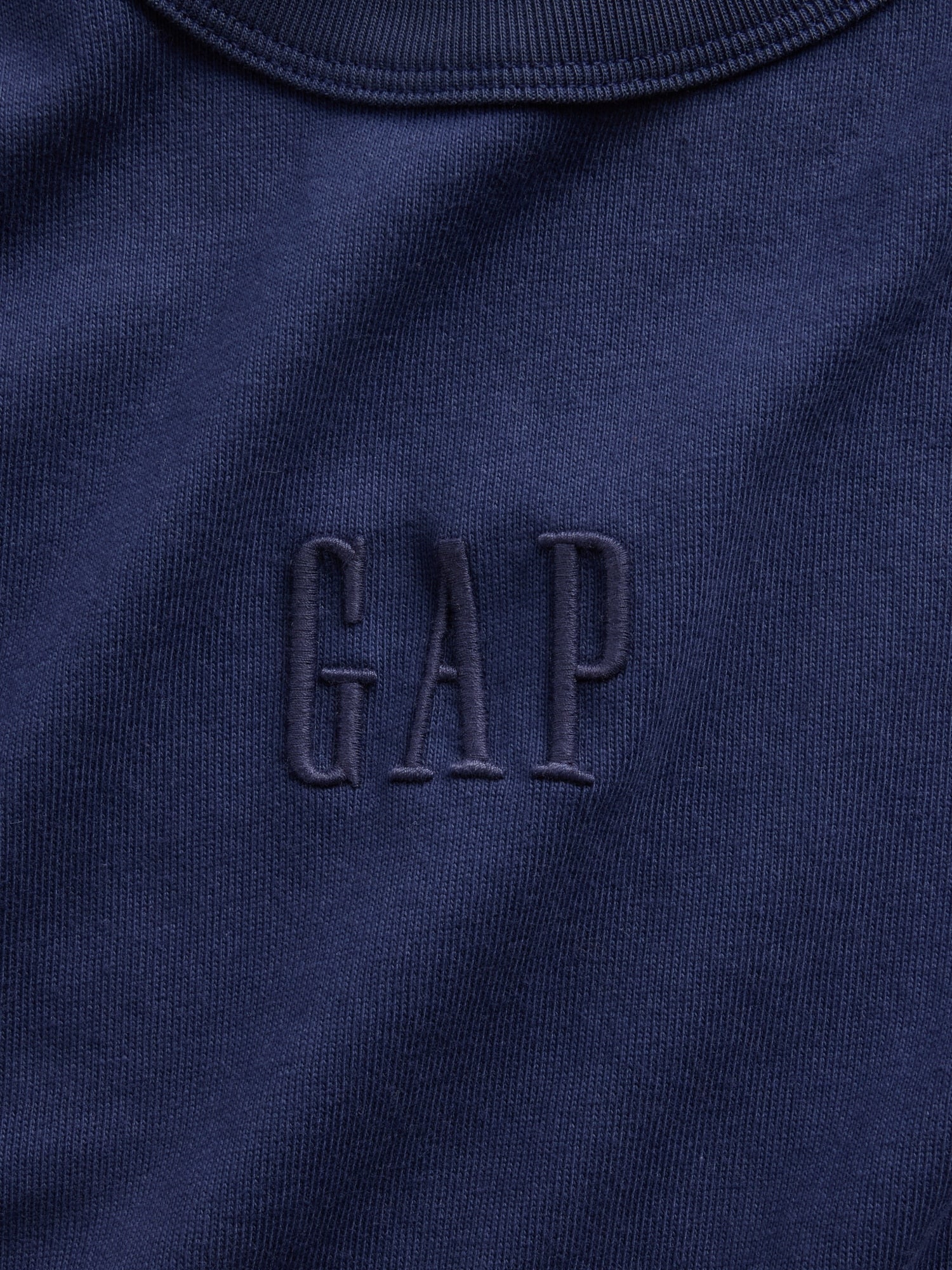 Adult Heavyweight Relaxed Logo T-Shirt - vintage navy