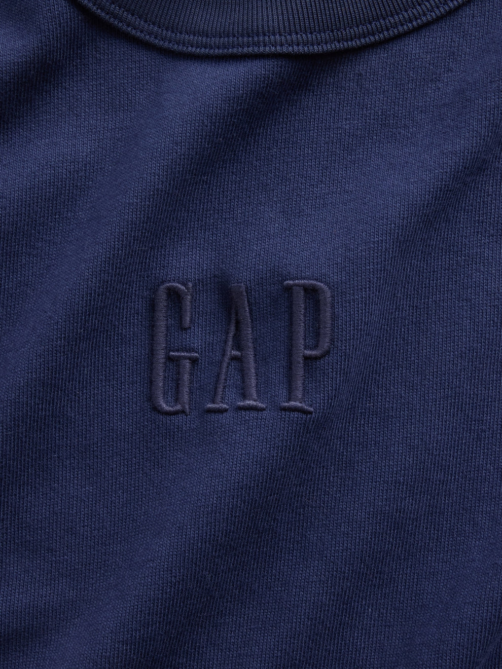 Adult Heavyweight Relaxed Logo T-Shirt - vintage navy