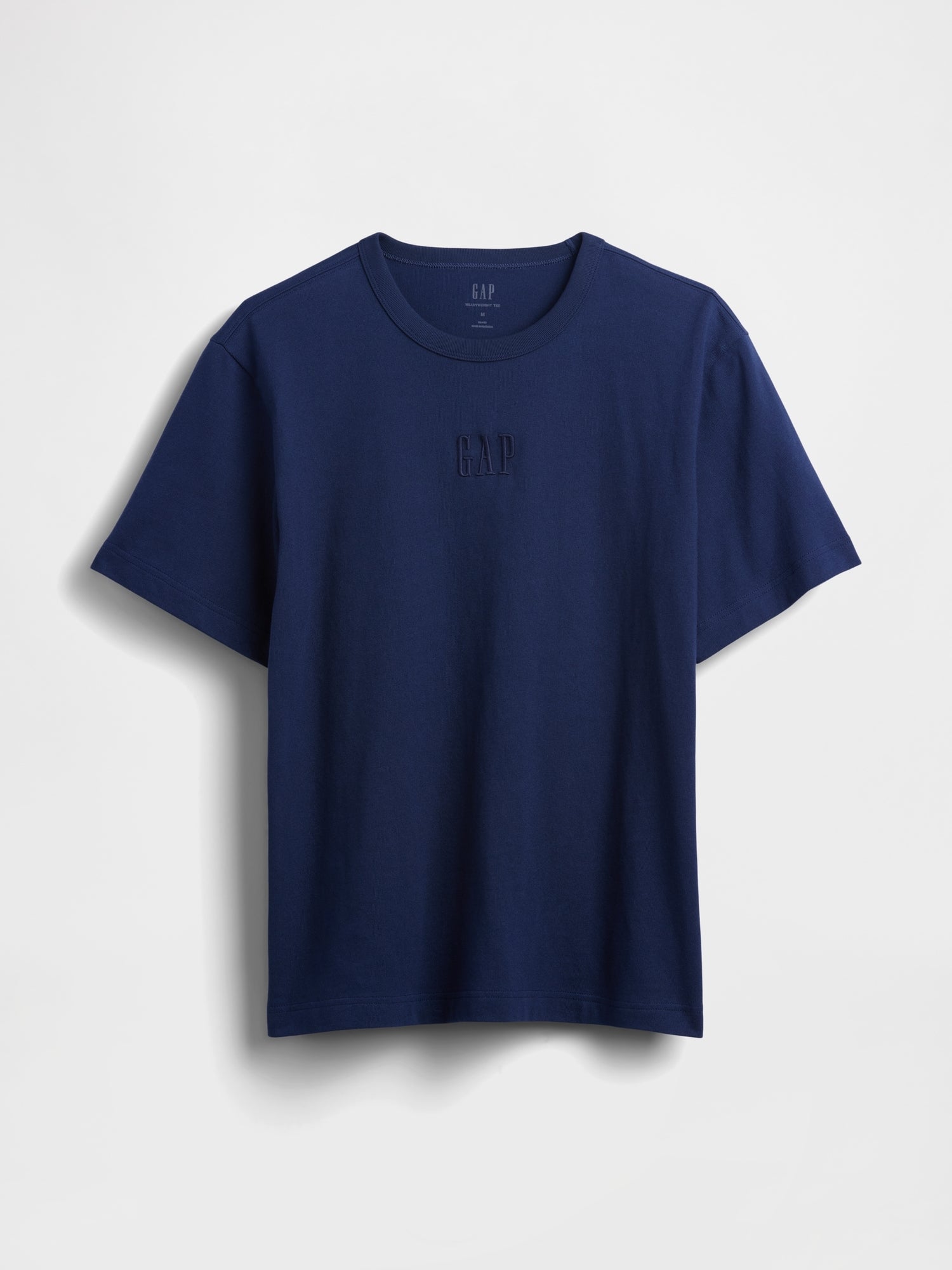 Adult Heavyweight Relaxed Logo T-Shirt - vintage navy