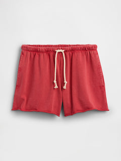 3.5" VintageSoft Terry Relaxed Sweat Shorts - Chakra red