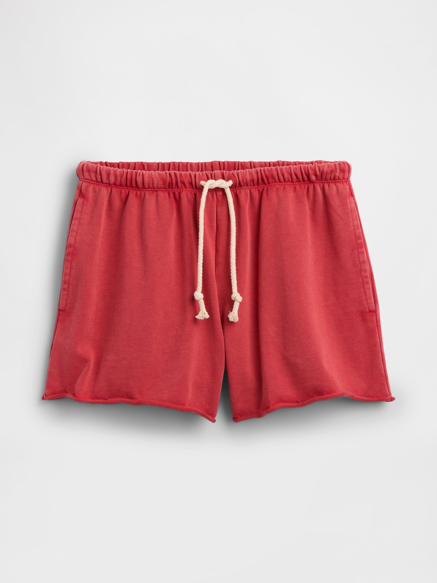 3.5" VintageSoft Terry Relaxed Sweat Shorts - Chakra red