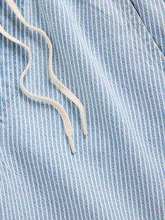 Low Rise UltraSoft Easy '90s Loose Stripe Jeans - Railroad blue stripe