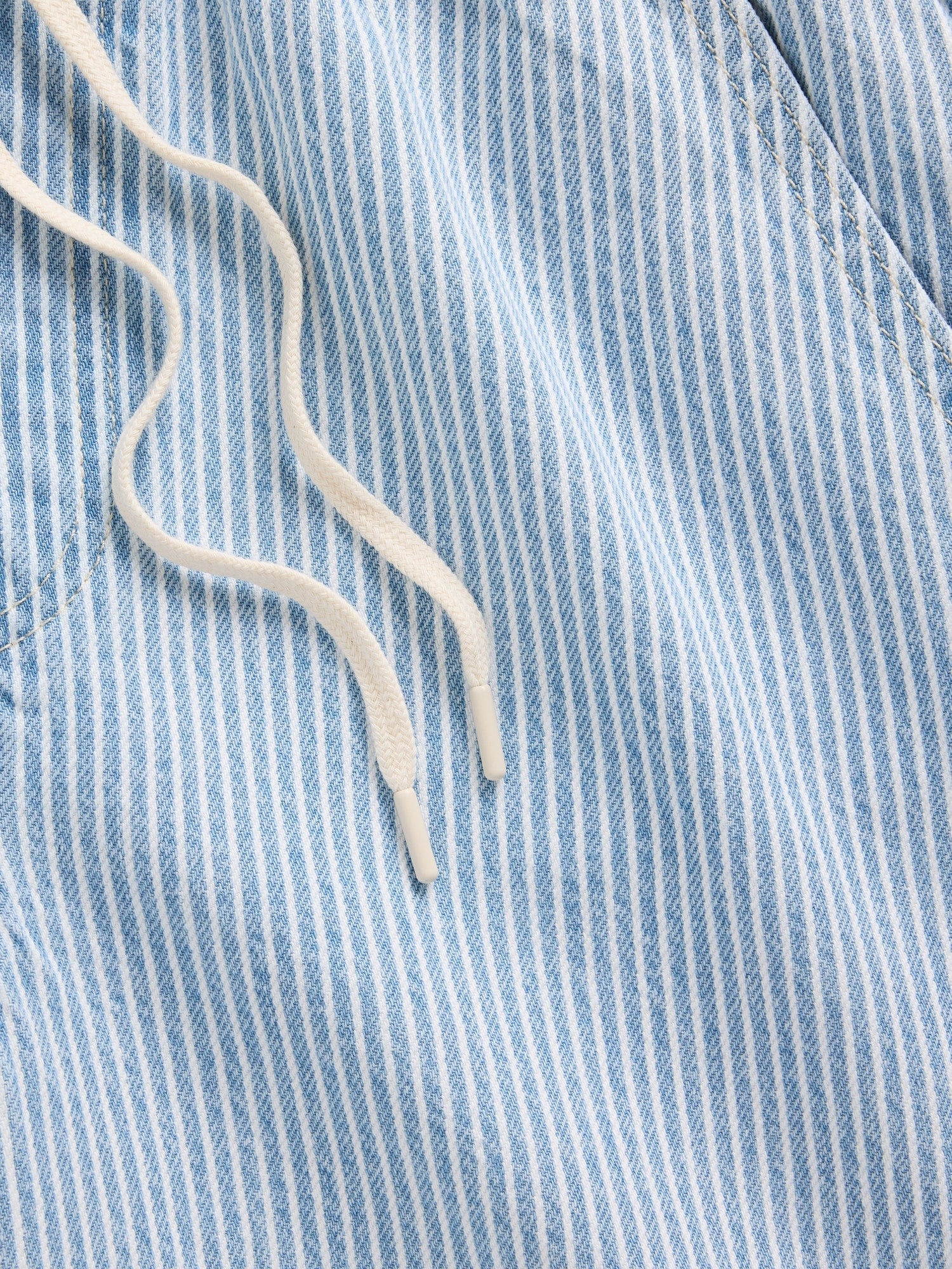 Low Rise UltraSoft Easy '90s Loose Stripe Jeans - Railroad blue stripe