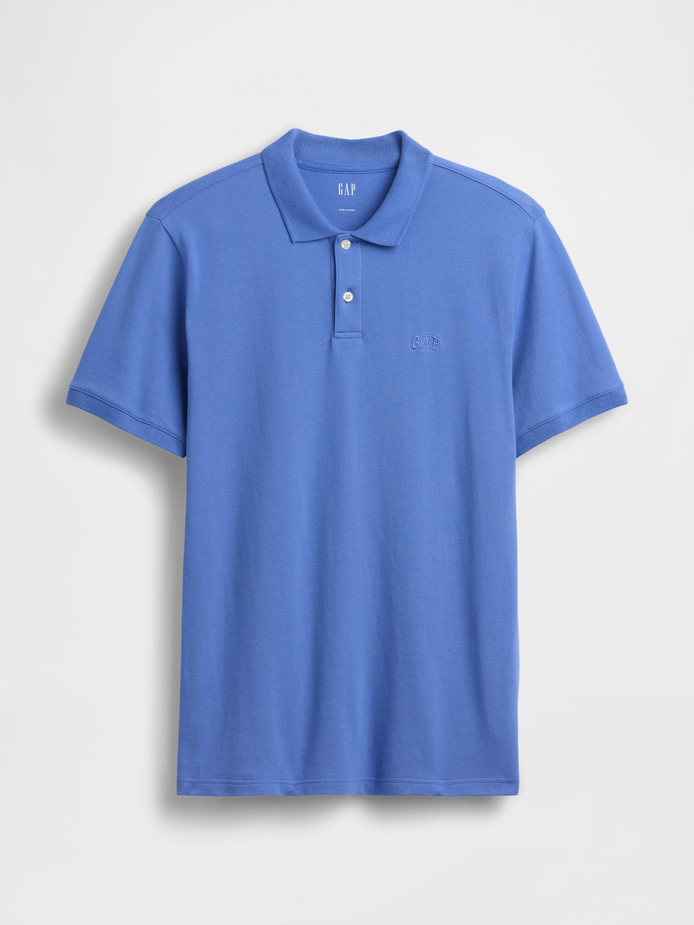Gap Logo Pique Polo Shirt - CABANA BLUE 602