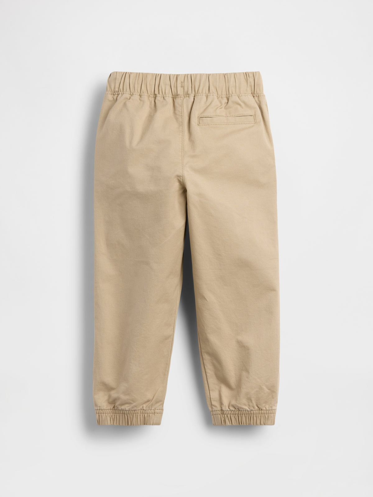 Gap Baby & Toddler Pull-On Everyday Joggers in Iconic khaki, product-only back view