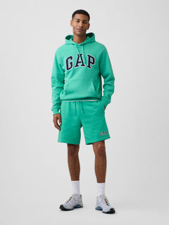 Relaxed Gap Logo Hoodie - Bright meadow green