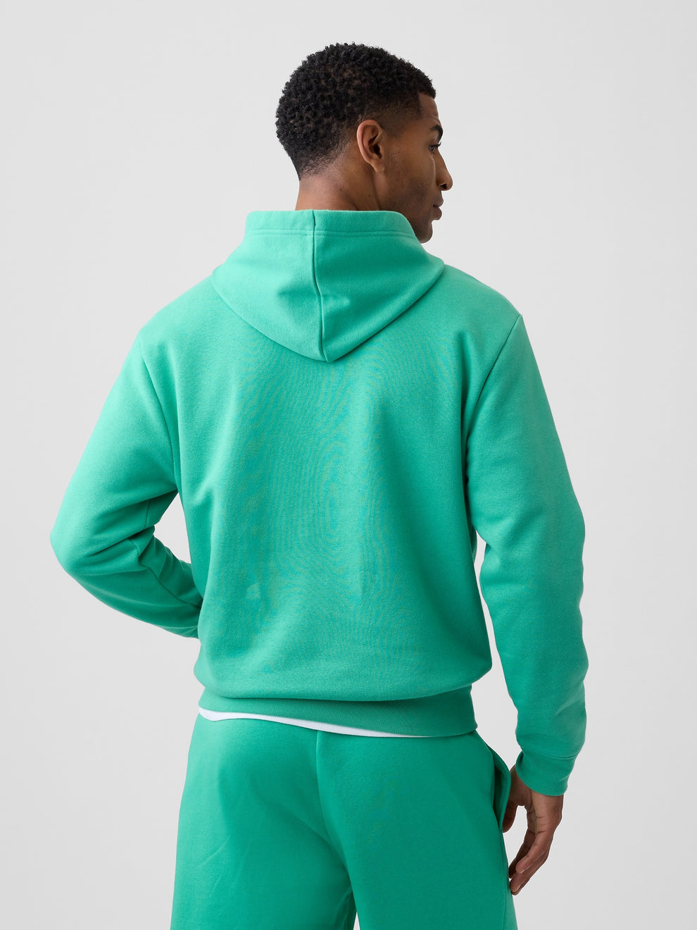 Relaxed Gap Logo Hoodie - Bright meadow green