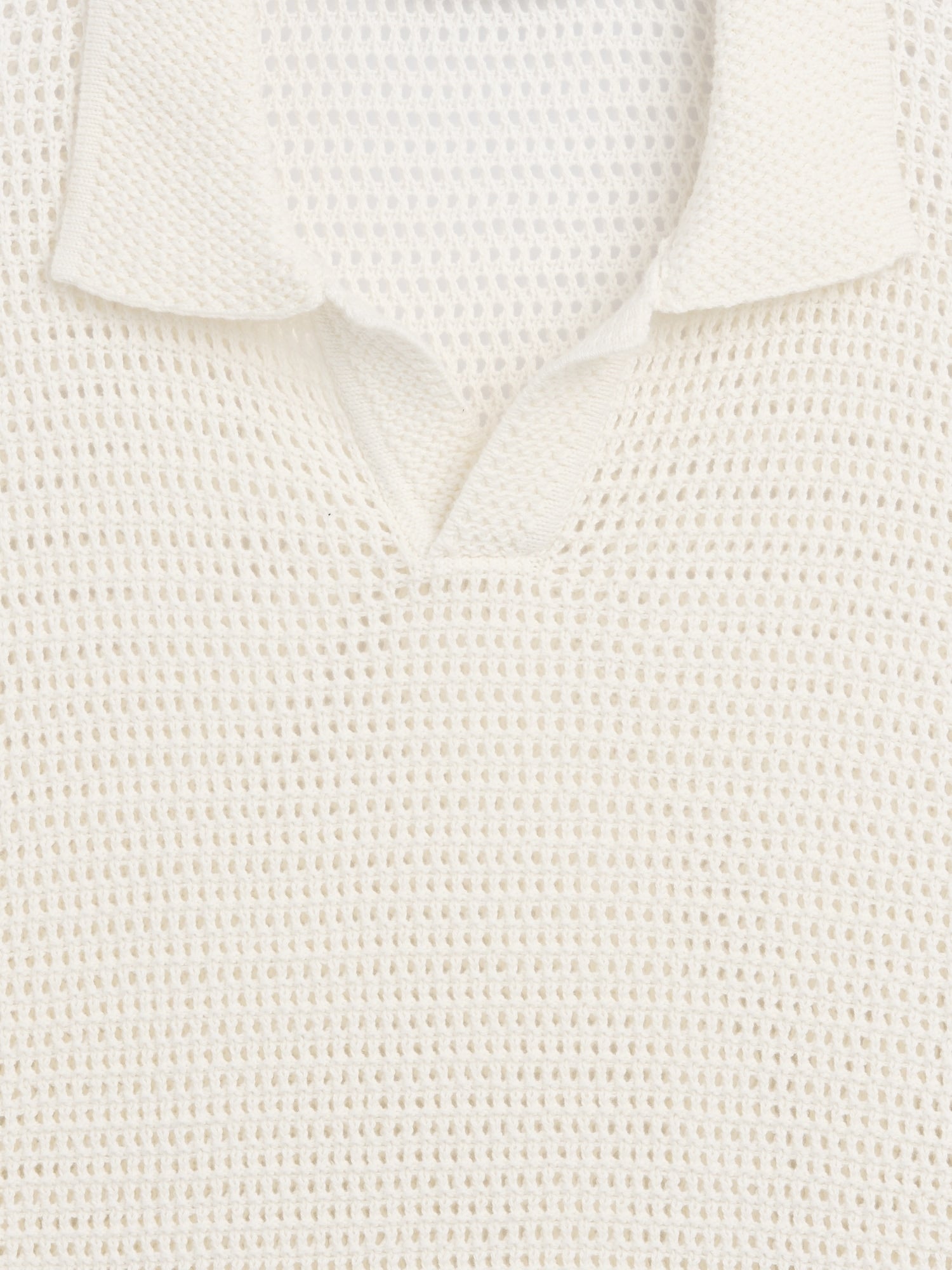 Mesh Polo Sweater - SS RELAXED JC:968NOW1