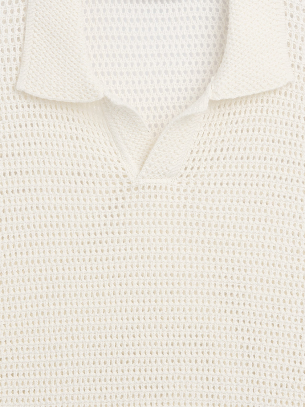 Mesh Polo Sweater - SS RELAXED JC:968NOW1