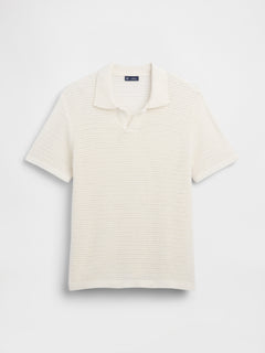Mesh Polo Sweater - SS RELAXED JC:968NOW1