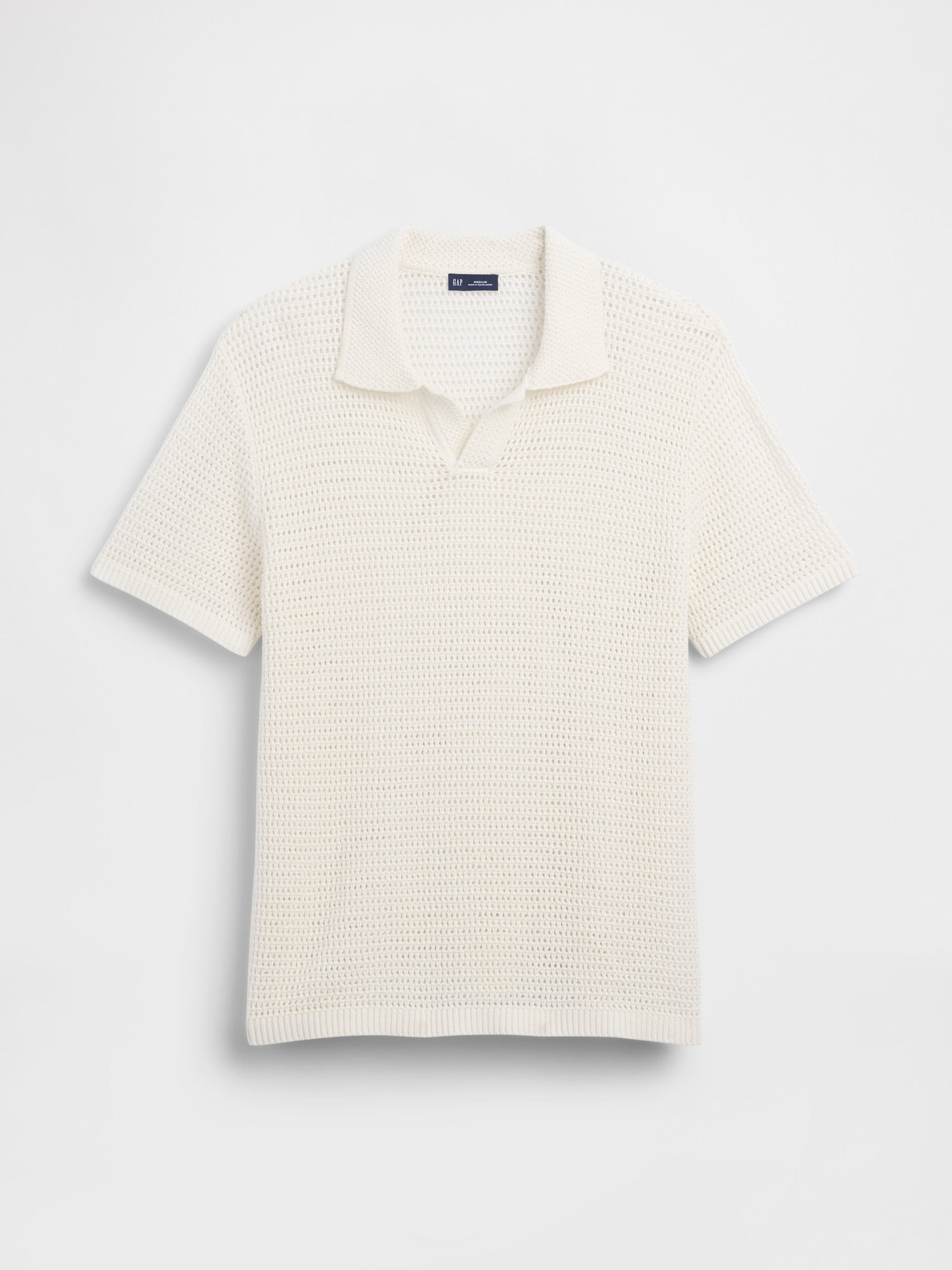 Mesh Polo Sweater - SS RELAXED JC:968NOW1