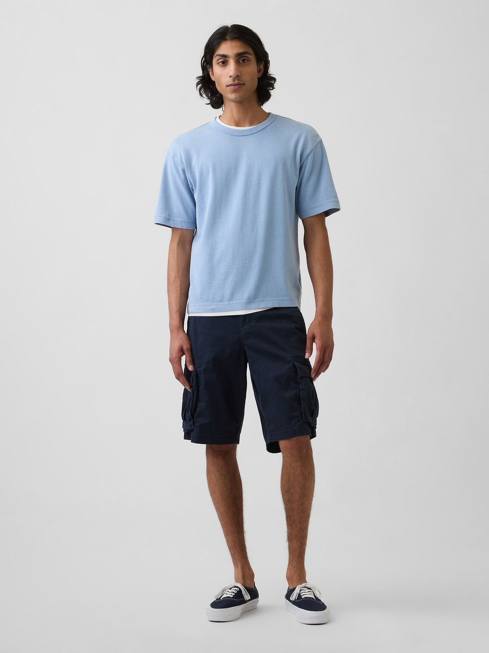 11" Relaxed Cargo Shorts - Dark night
