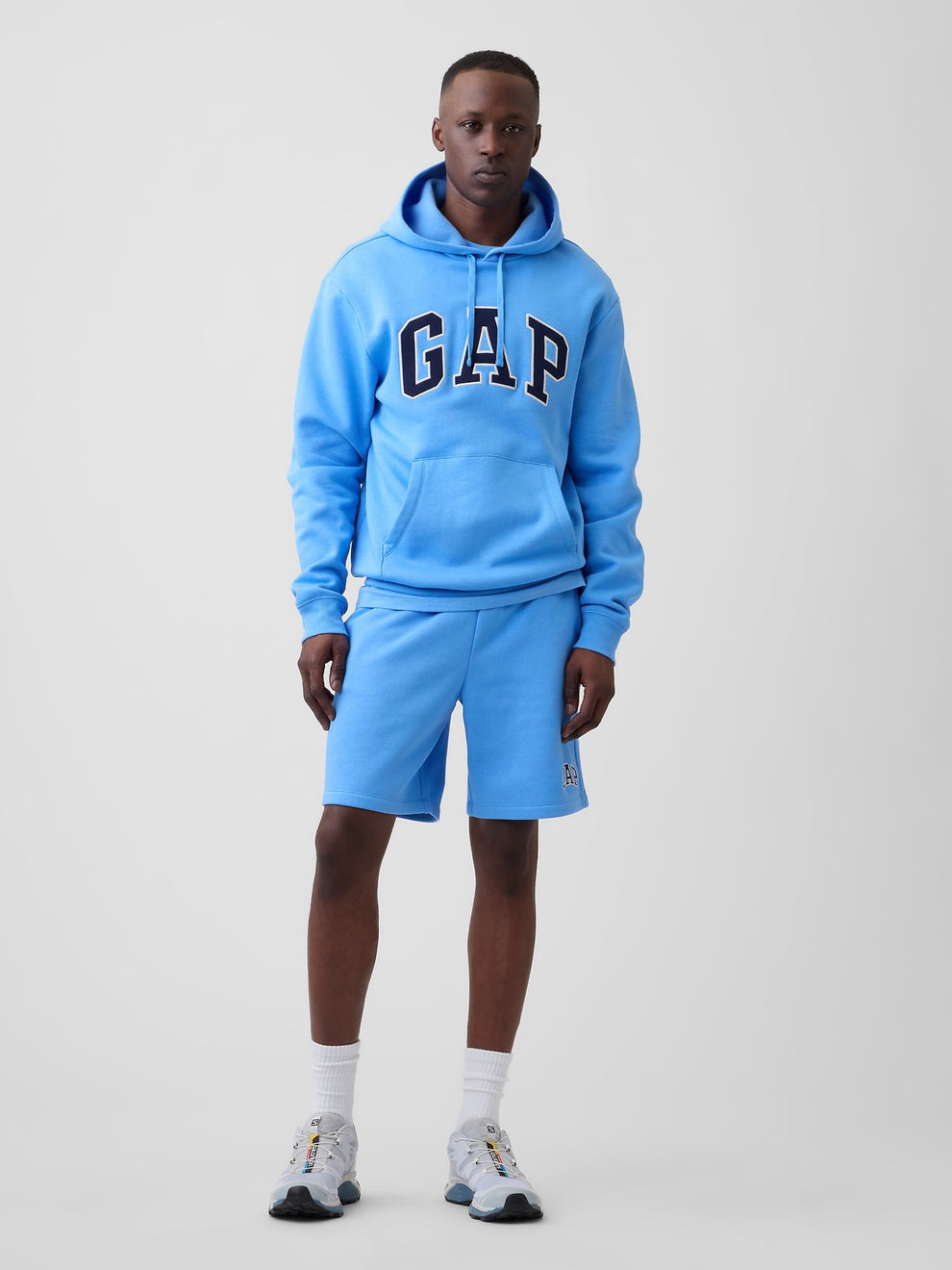 Relaxed Gap Logo Hoodie - Union blue