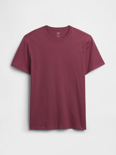 Everyday Soft Crewneck T-Shirt - PLUM HEATHER 669