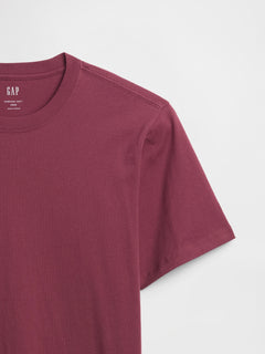 Everyday Soft Crewneck T-Shirt - PLUM HEATHER 669