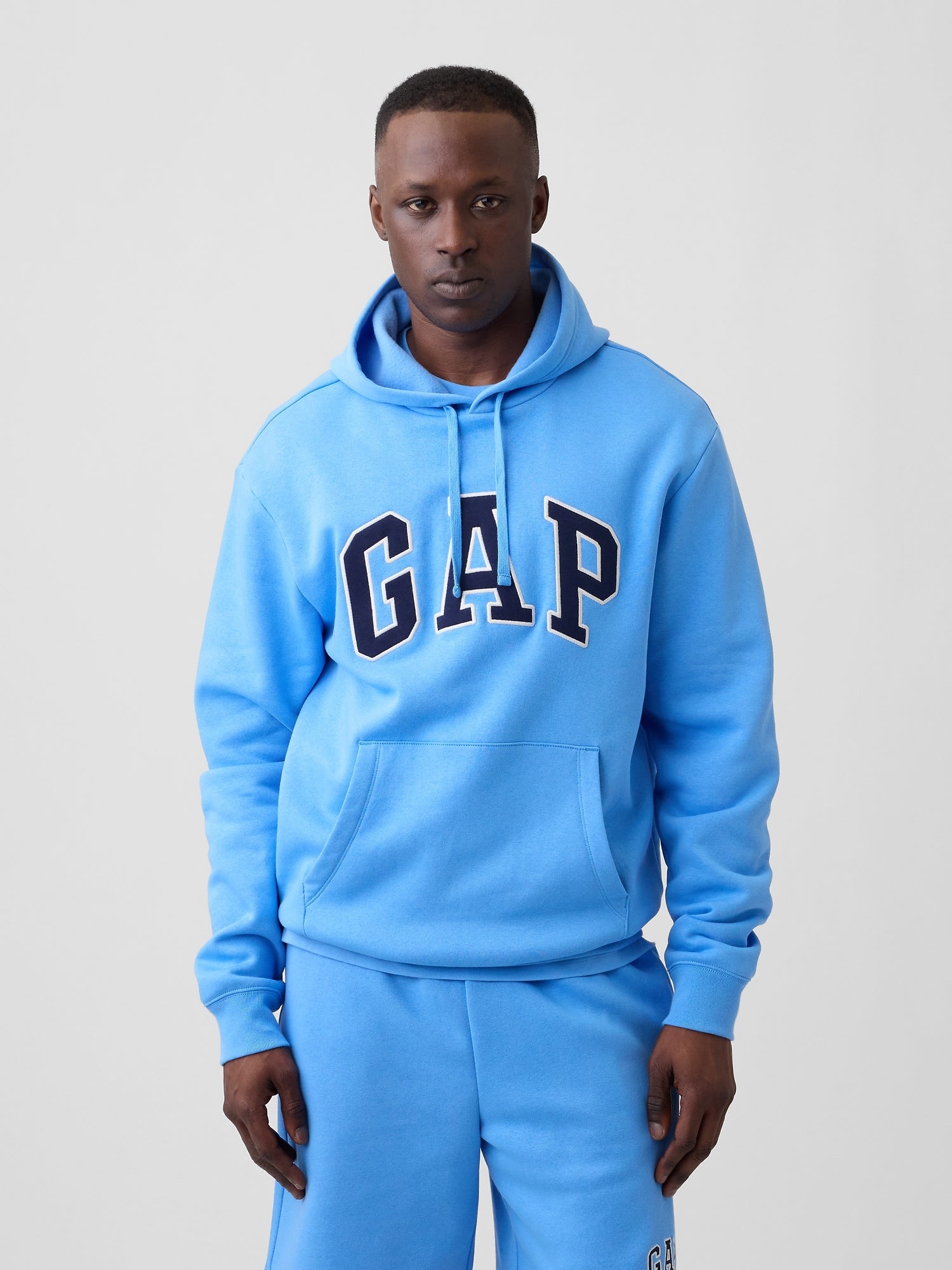 Relaxed Gap Logo Hoodie - Union blue
