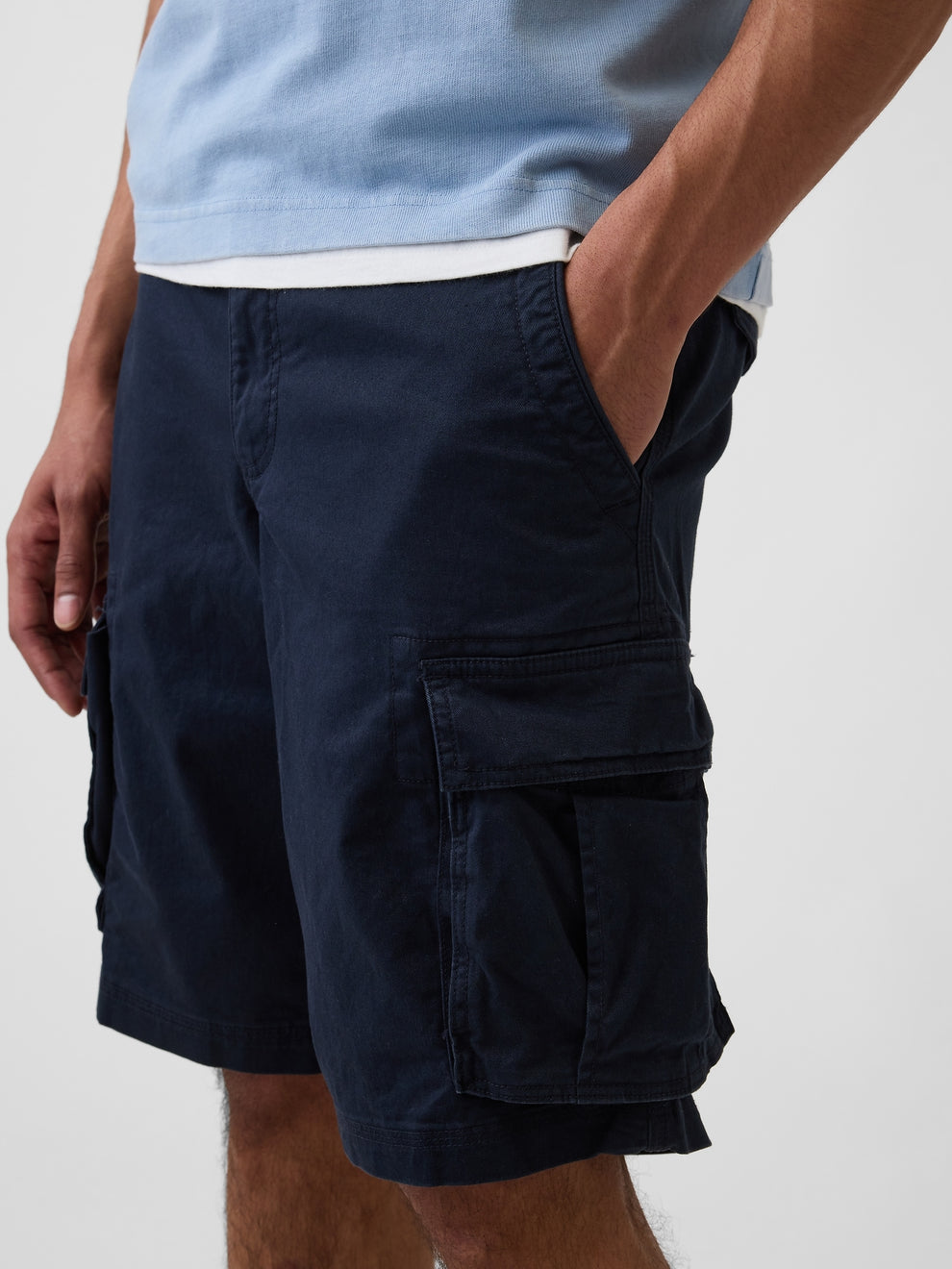 11" Relaxed Cargo Shorts - Dark night