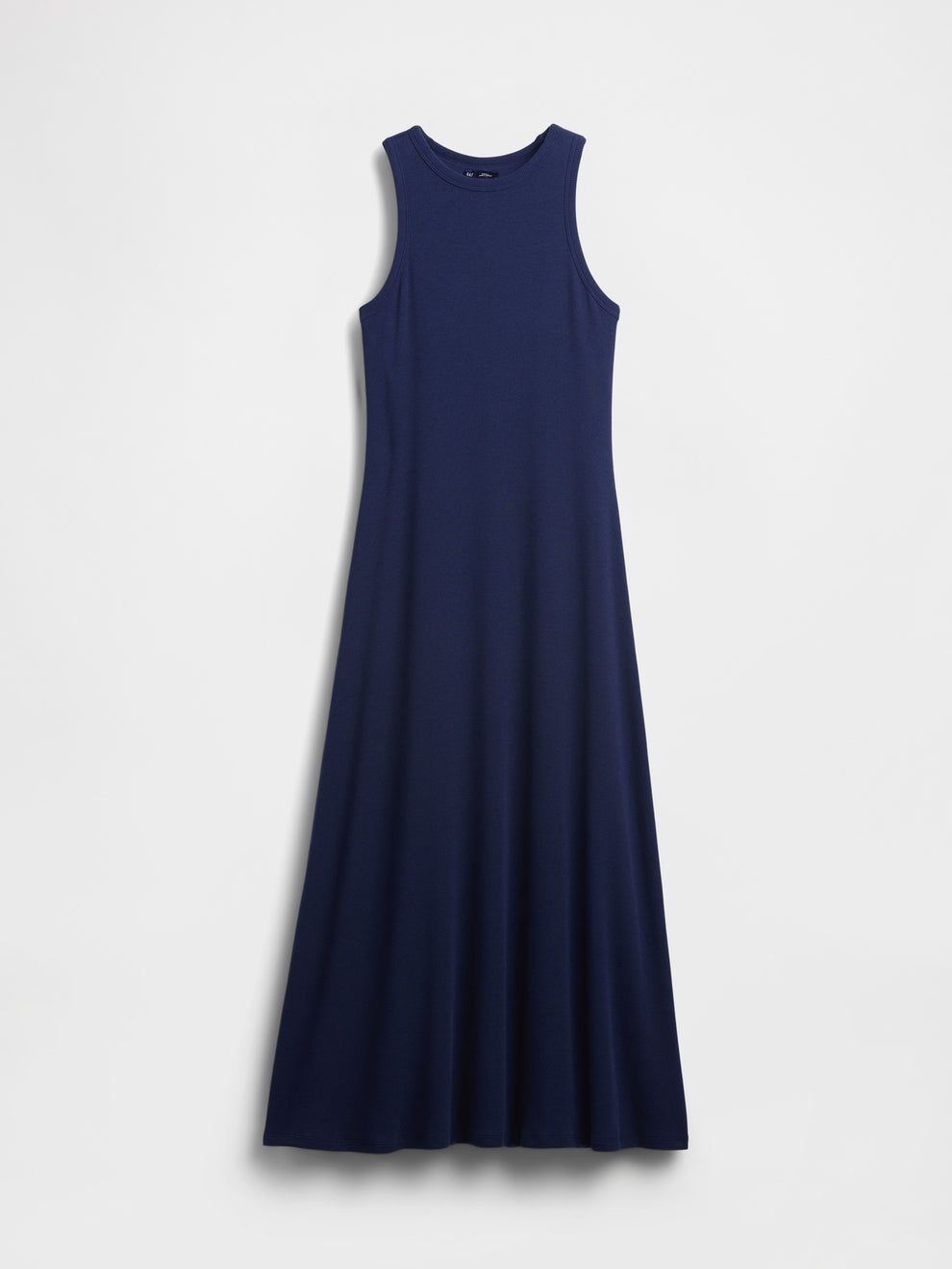 Modern Rib Shelf-Bra Maxi Dress - Mariner navy blue
