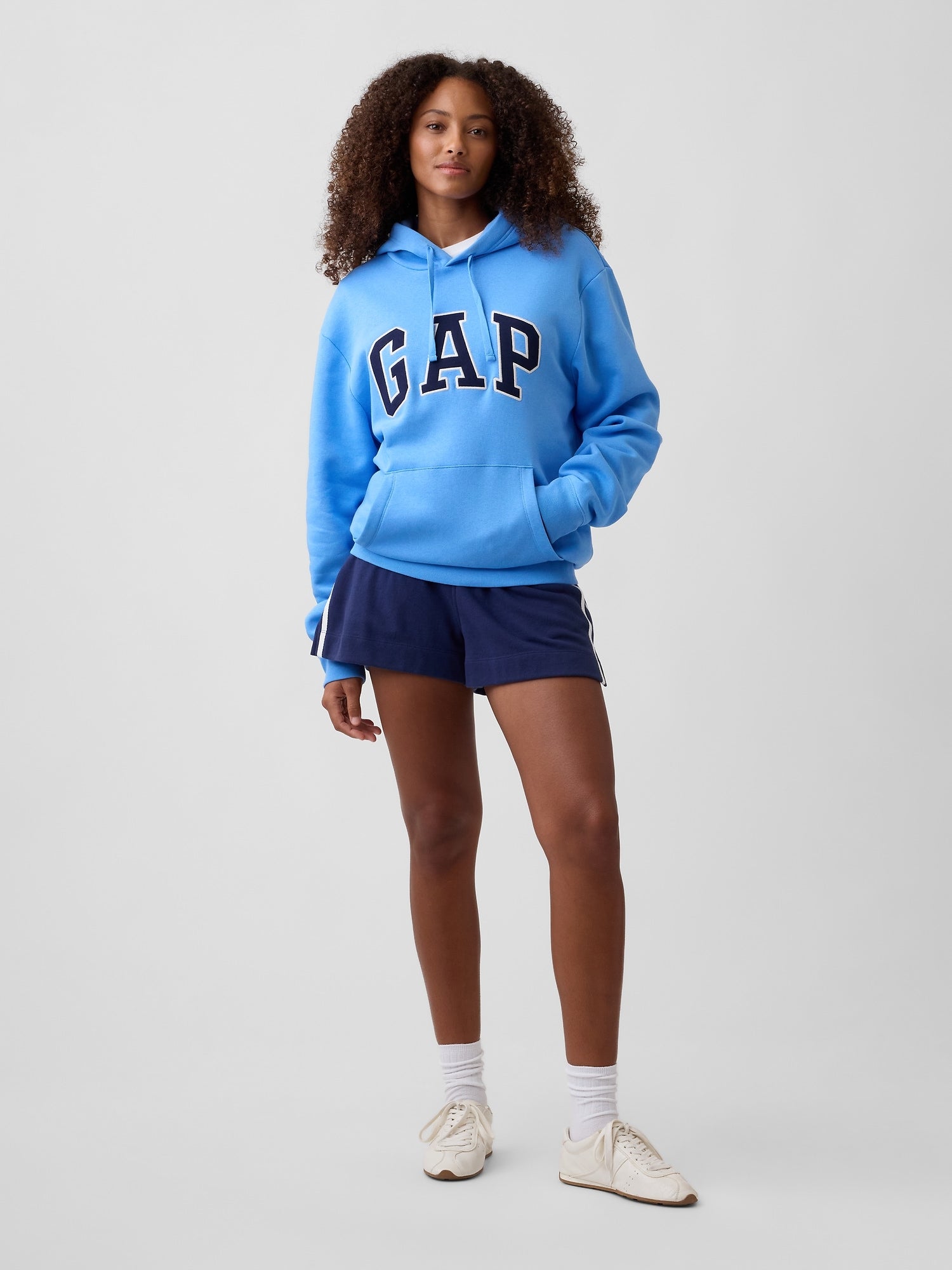 Relaxed Gap Logo Hoodie - Union blue