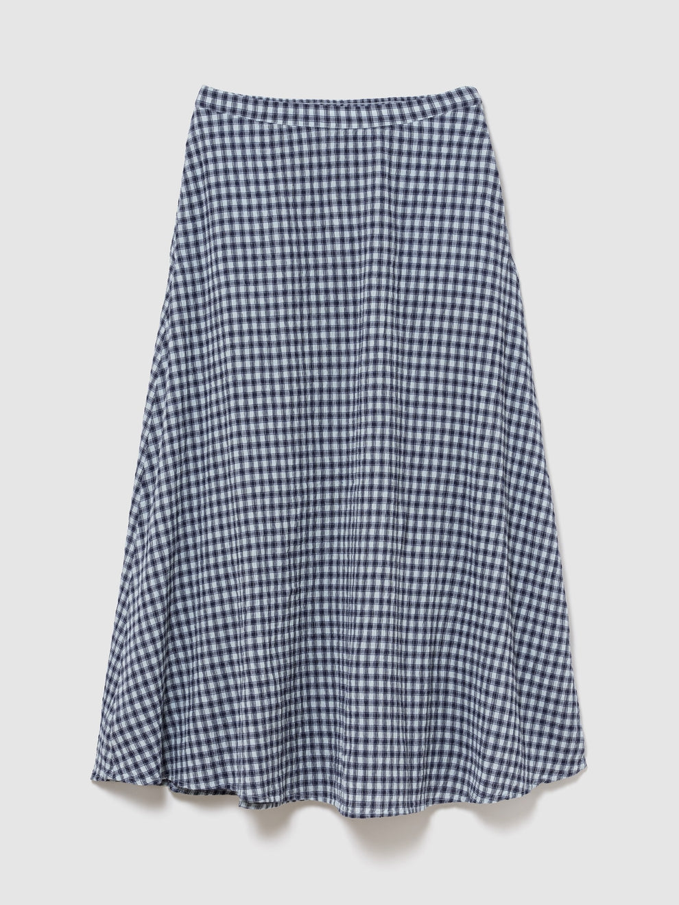 Gingham Maxi Skirt - MAXI GINGHAM S:151BLGH