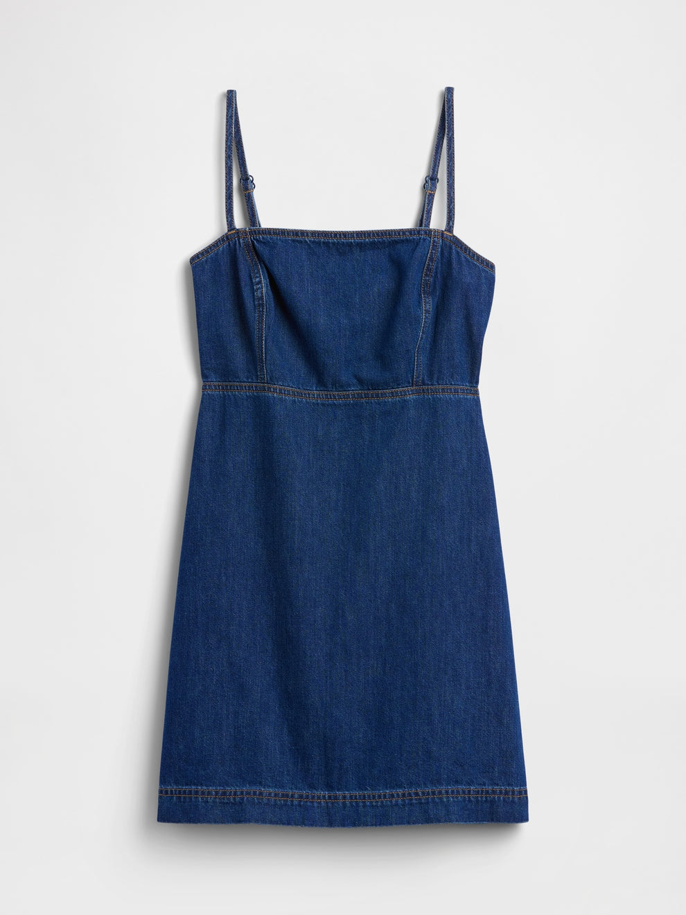 Denim Mini Dress - Medium wash