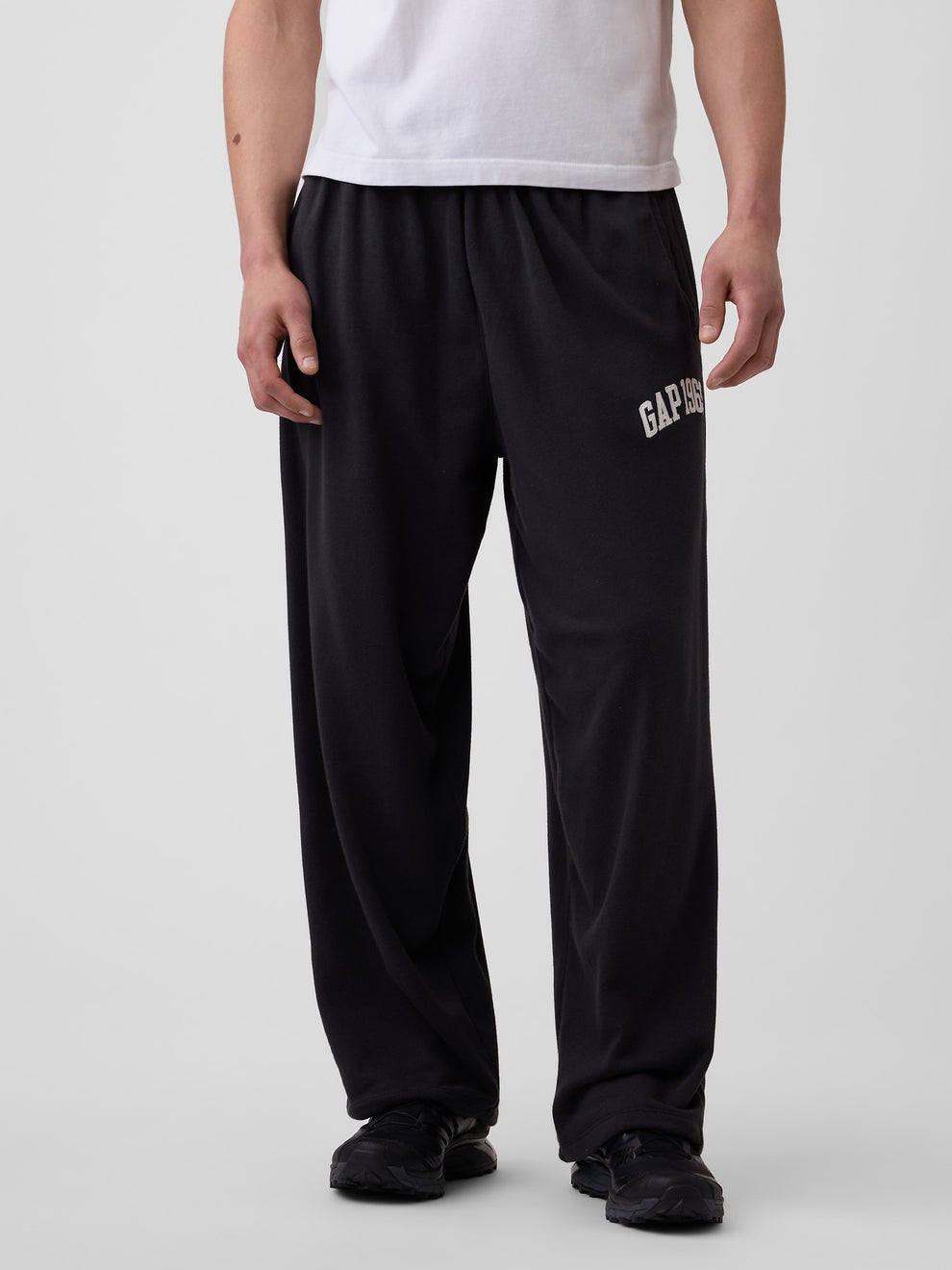 French Terry Baggy Gap 1969 Logo Sweat Pants - moonless night