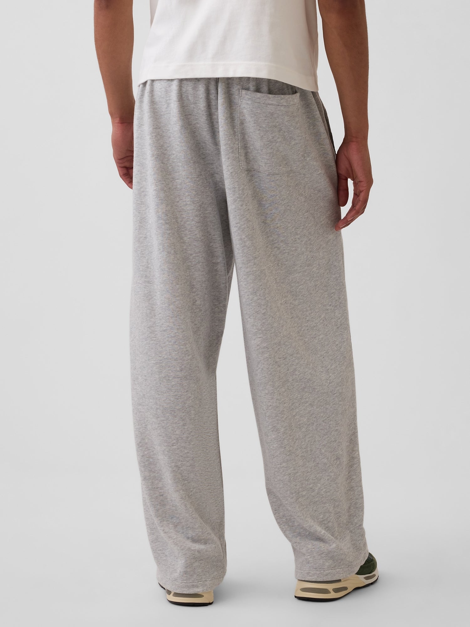 French Terry Baggy Gap 1969 Logo Sweat Pants - light heather gray