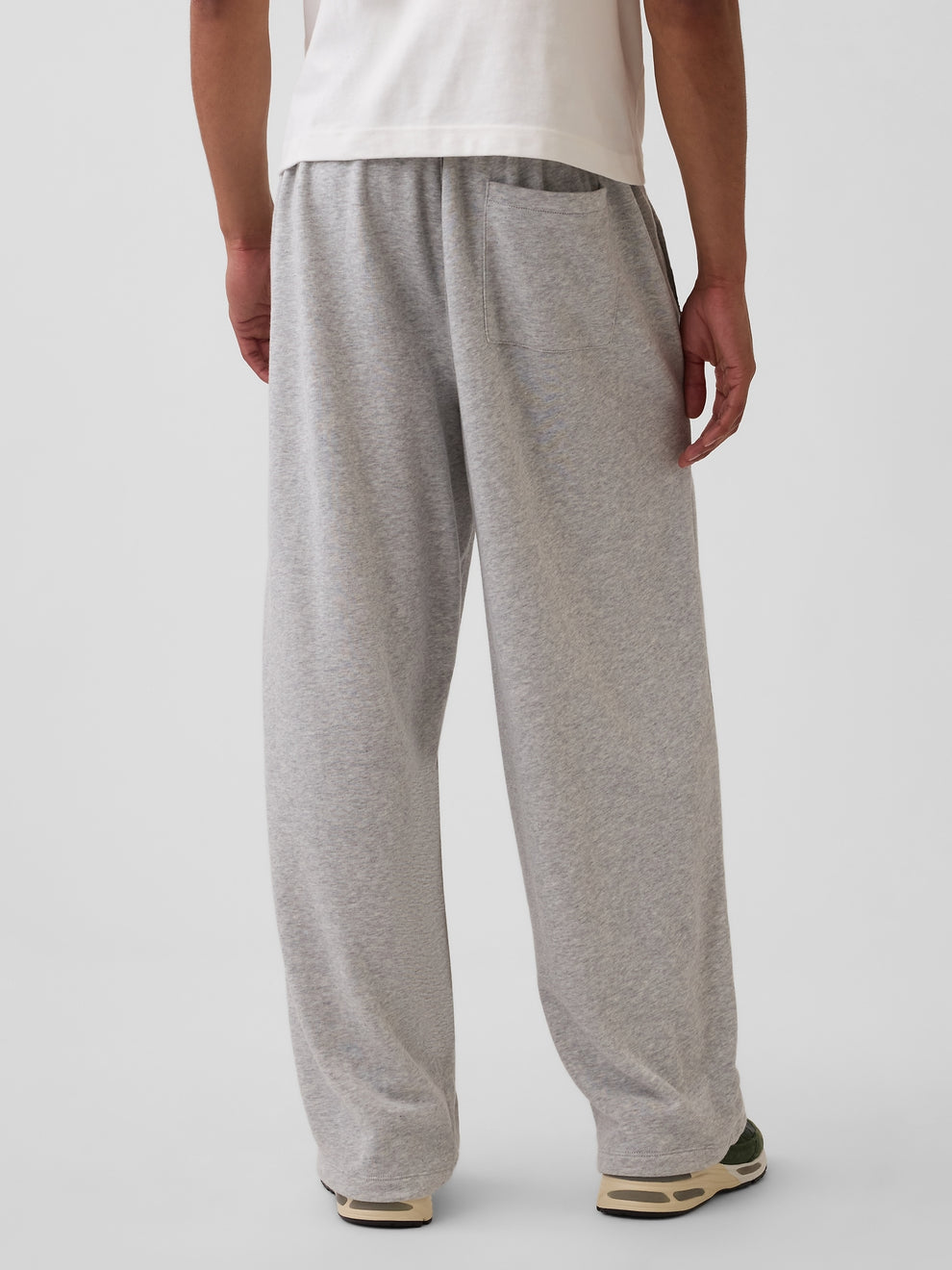 French Terry Baggy Gap 1969 Logo Sweat Pants - light heather gray