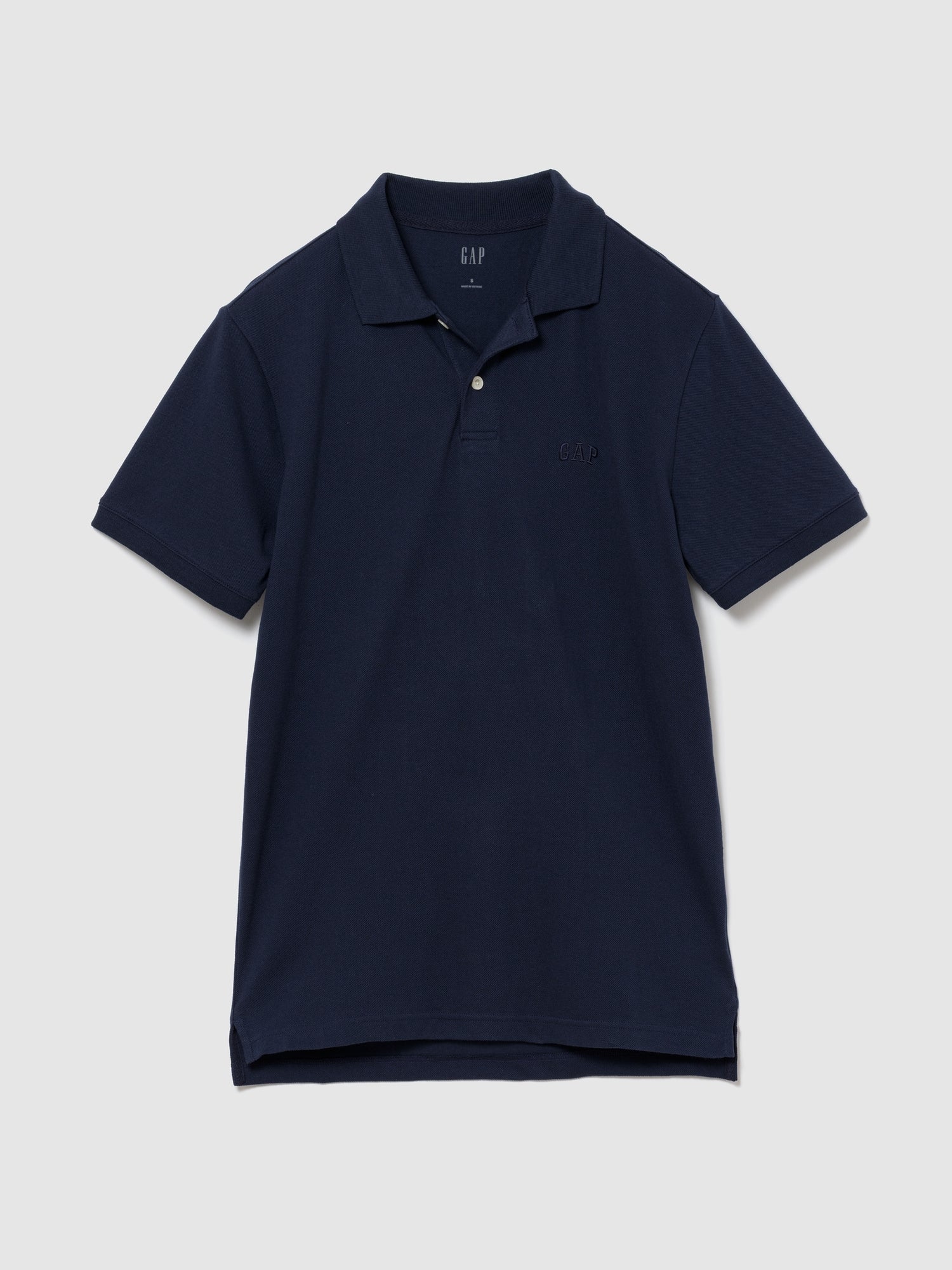 Gap Logo Pique Polo Shirt - tapestry navy